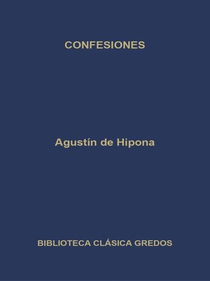 cover image of Confesiones